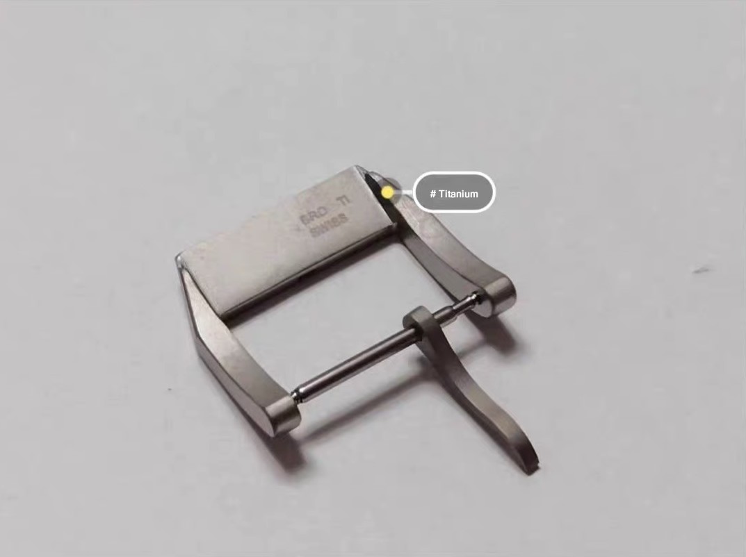 FOR IWC 18mm premium titanium needle buckle, watch buckle OEM