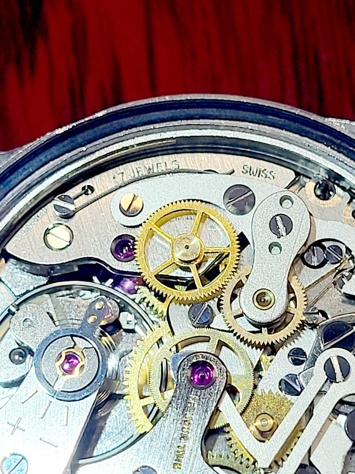 Le Jour Triton 2-Reg Chronograph Original Dial Landeron 248 Vintage 1960s N.MINT