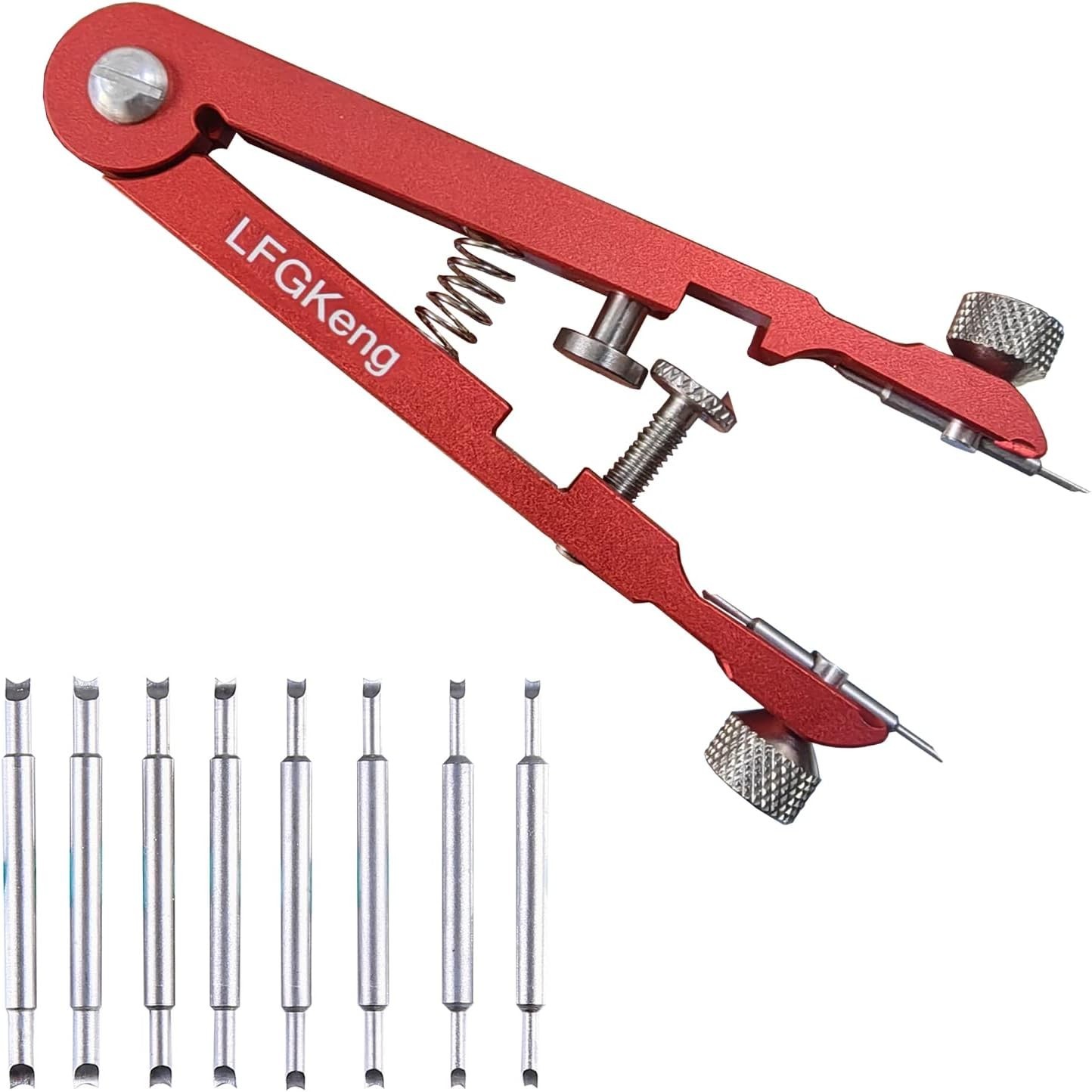 Watch Spring Bar Pliers Alloy Steel Tool Kit for Band Replacement Travel