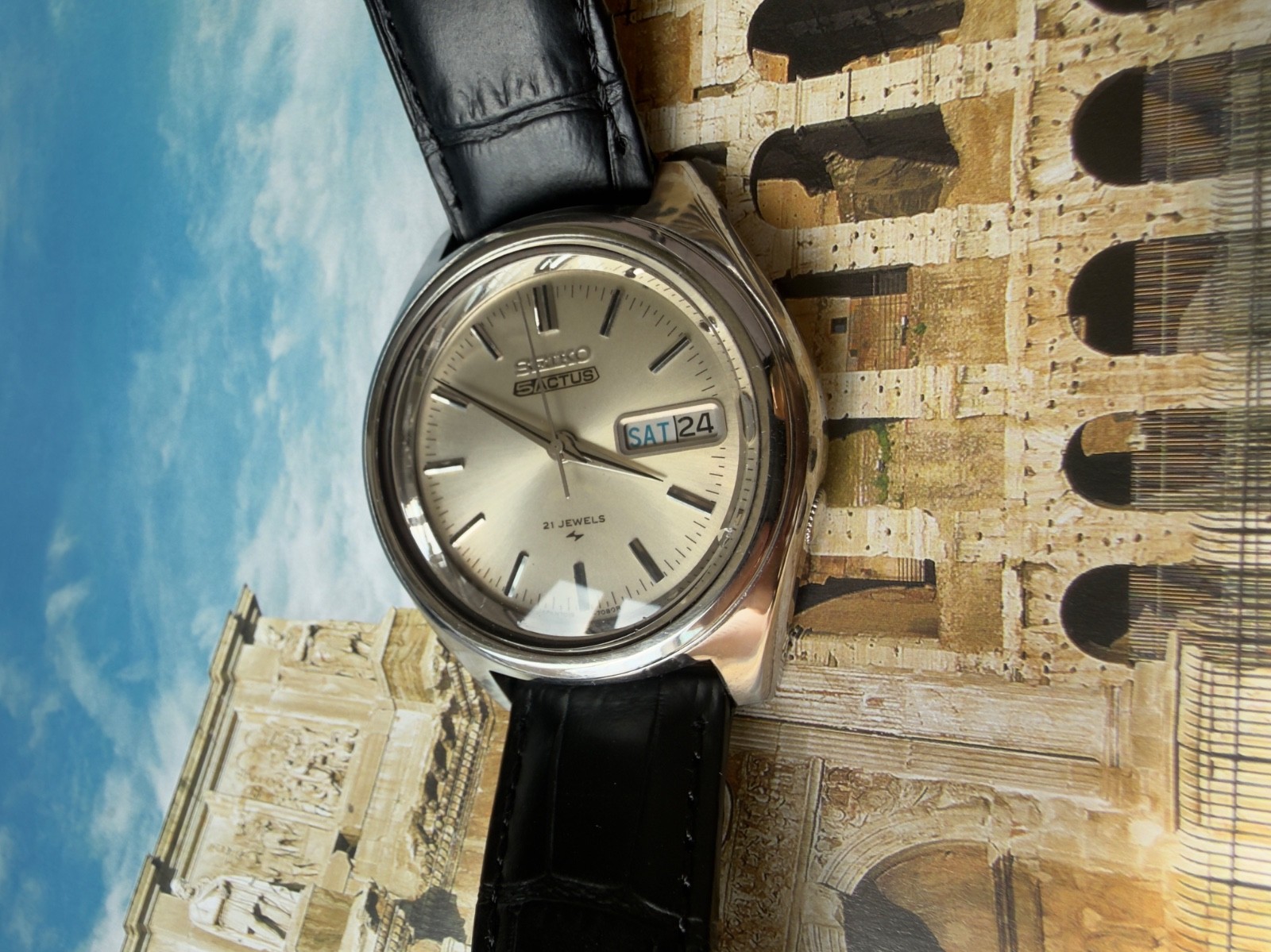 Vintage Seiko 5 Actus 7019-7060 | Silver Sunburst Dial | JDM Automatic | 1975