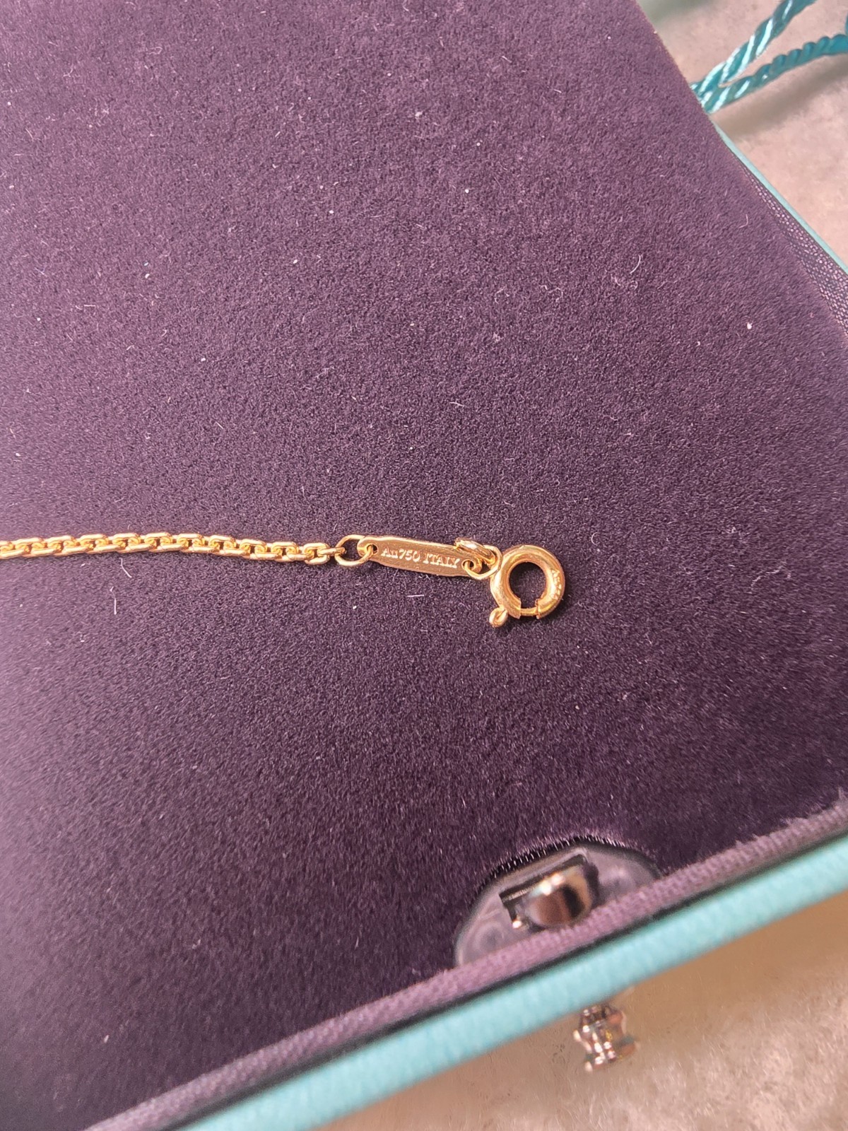 Tiffany & Co. Hardware Small Double Link Chain Necklace 18k Rose Gold NWB