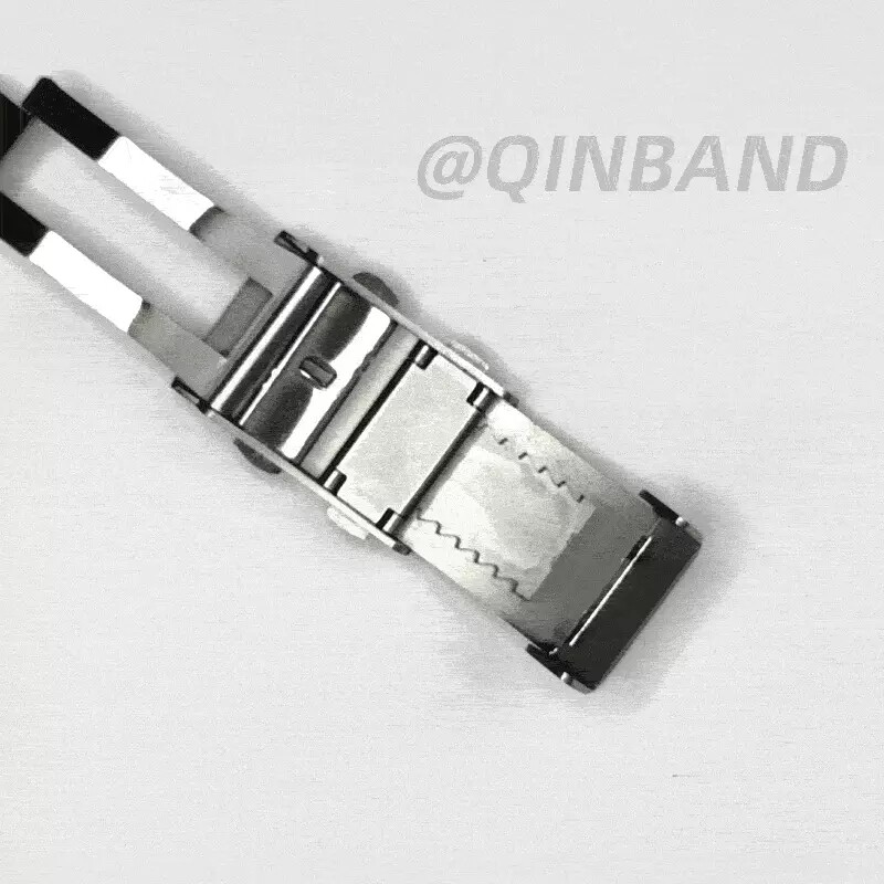 Adjustable Ratchet Buckle 316L Stainless Steel Watch Strap Clasp 18mm 20mm 22mm*