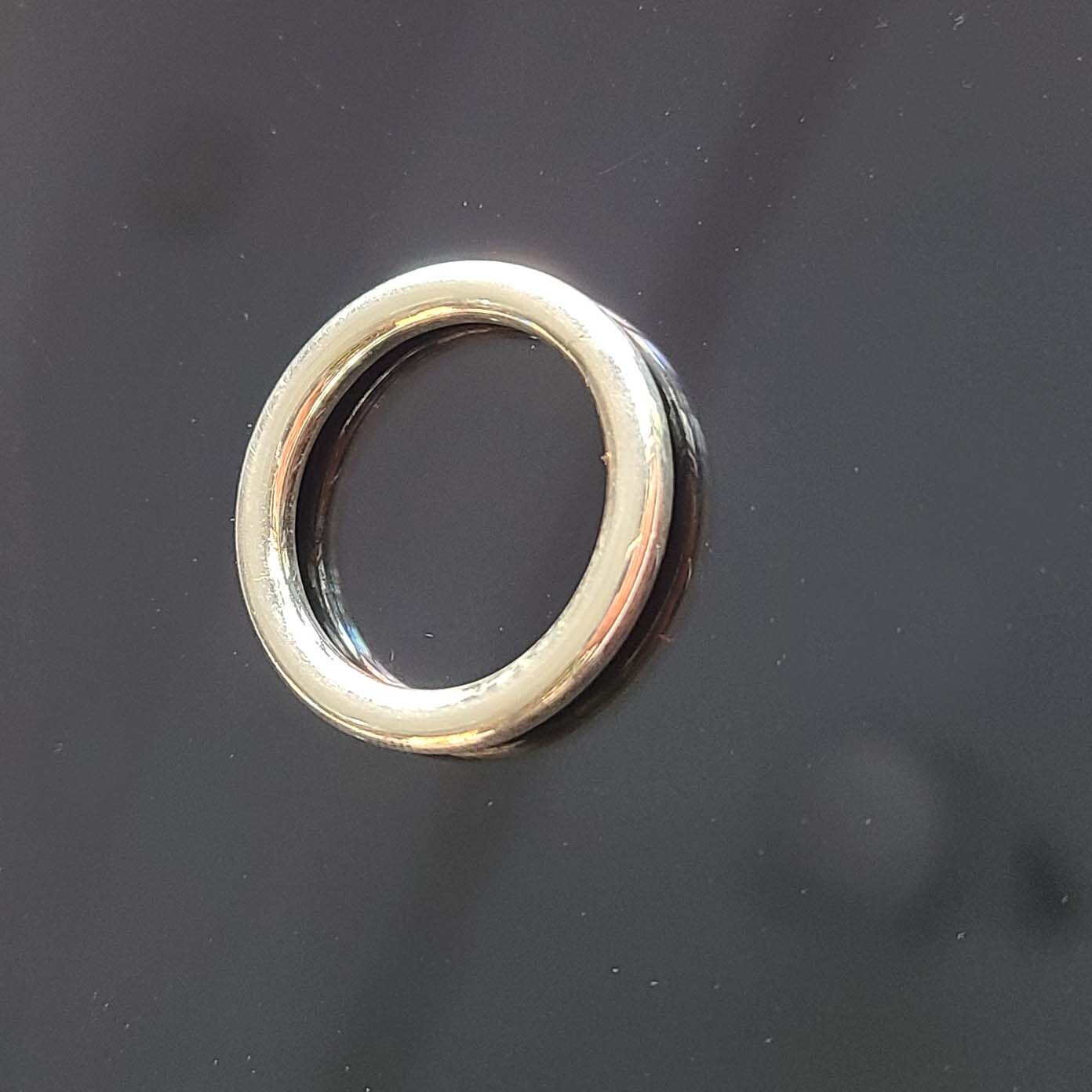Plain 925 Solid Sterling Silver Handmade 3 Mm Round Wire Ring All Size Available