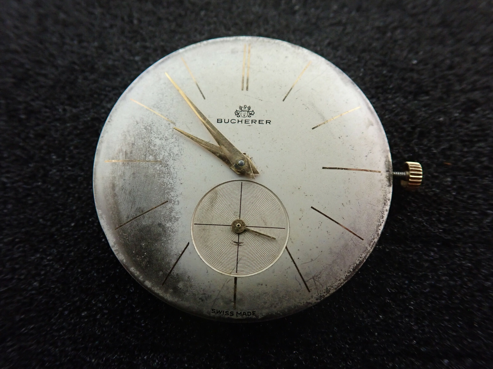 VINTAGE 25.75MM BUCHERER WRIST WATCH MOVEMENT CAL. AV 4200 – KEEPING TIME