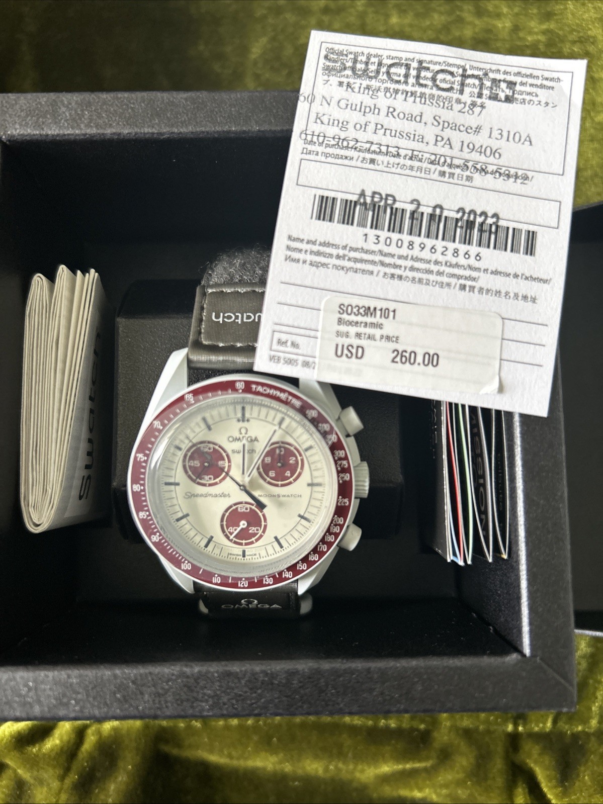 Omega X Swatch Bioceramic Moonswatch Full Collection (11 Watches) 100% Authentic