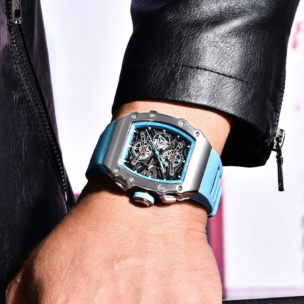 “2023 Ultimate Men’s Sport Watch – Waterproof, Skeleton Dial, Sapphire Glass”