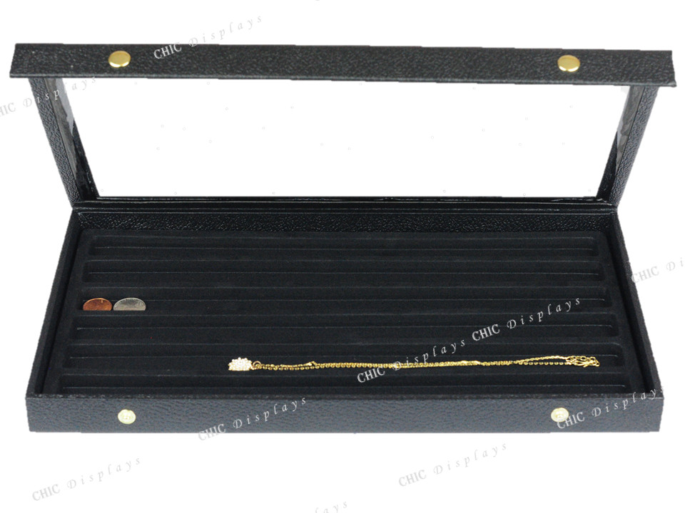 Jewelry Tray Jewelry Box Snap Lid Box Jewelry SNAP CLOSE Acrylic Case and Liners