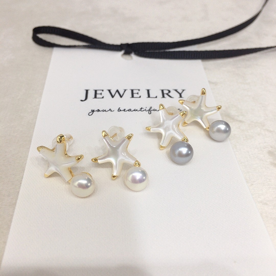 Pearl earrings , Silver Earrings , handmade earrings for women, AAAAA quality