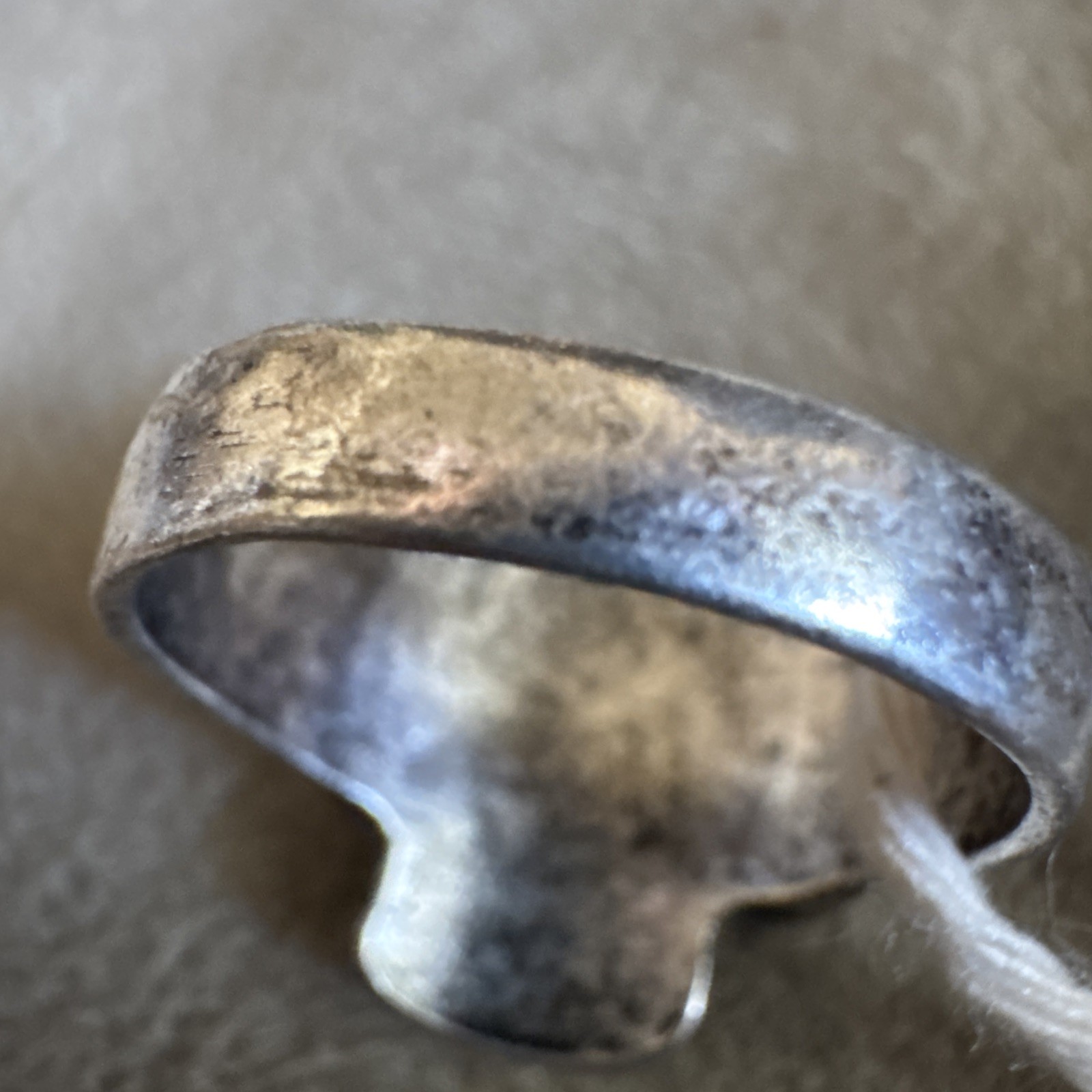 Silver Sexy Skeleton Cocktail Awesome Ring 1960s Hippy Chic Art carved Size 7