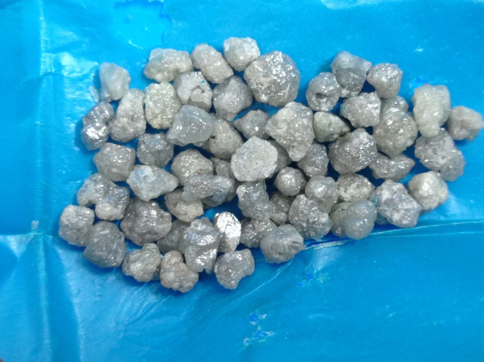 Natural Loose Rough Diamonds 25.00 Ct | Gray Uncut 5.50-7.00 MM Diamonds Parcel