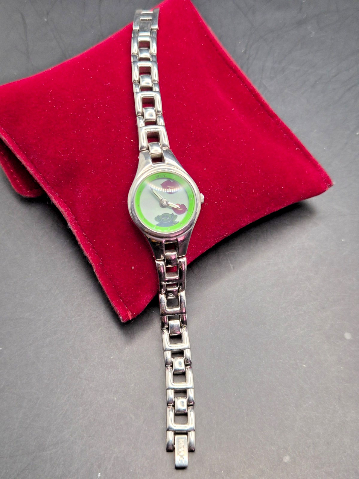 RELIC Women’s Silver Tone Animated Dial Watch-VGC & Working