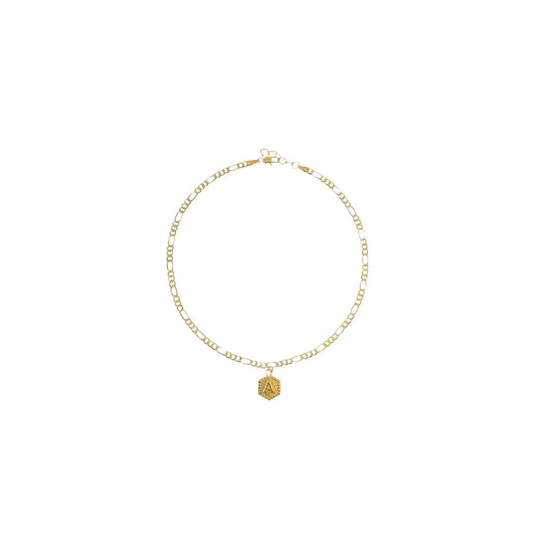 VibeSzn Initial Letter Anklet