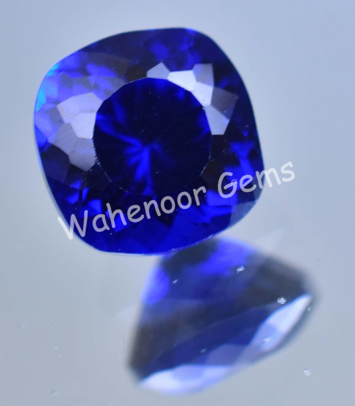 AAA+ 7.00 Ct Natural Arkansas Blue Benitoite Certified Rare Loose Gemstone