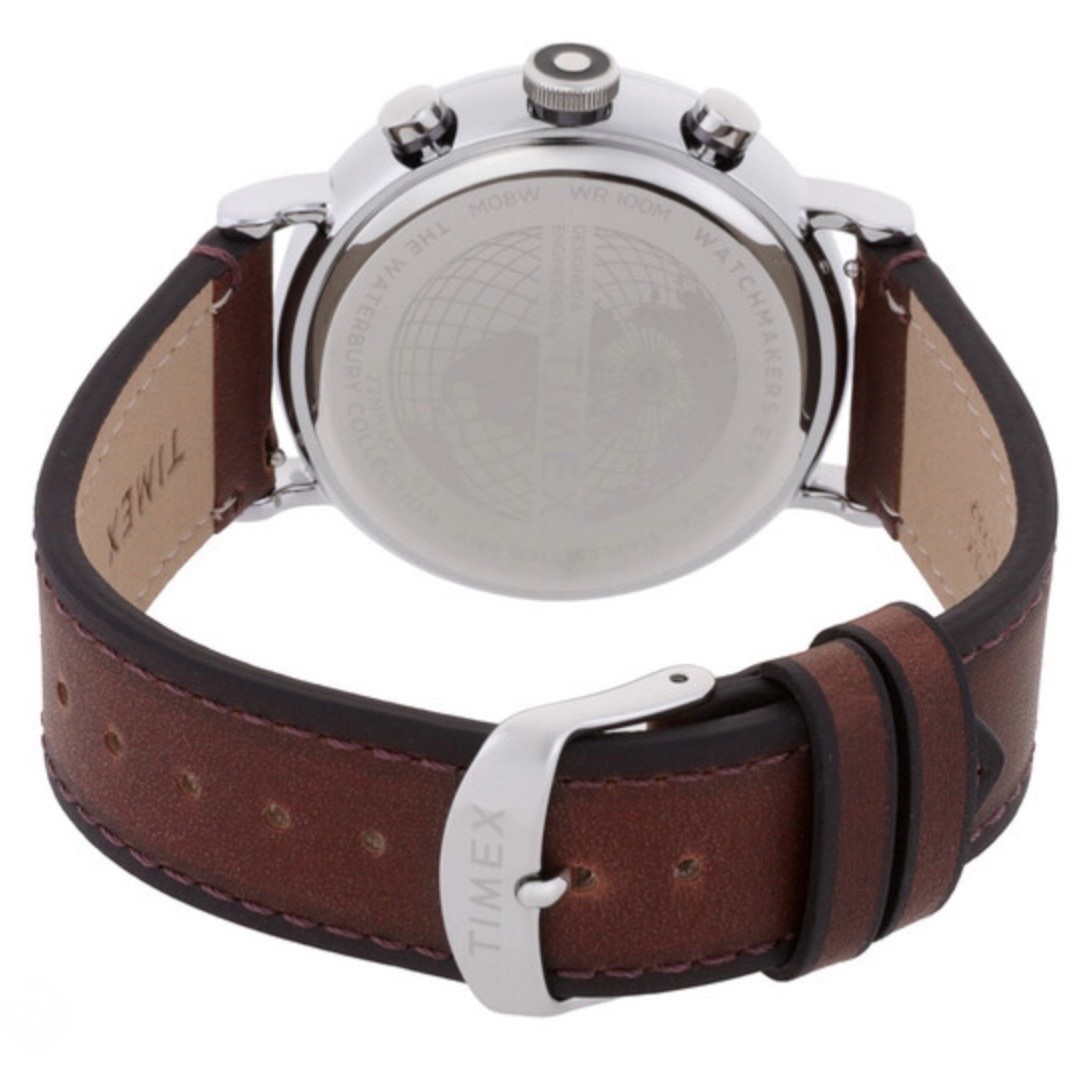 Timex Watch Mens Gents Chronograph Waterbury 100m WR TW2W47300 RRP £135