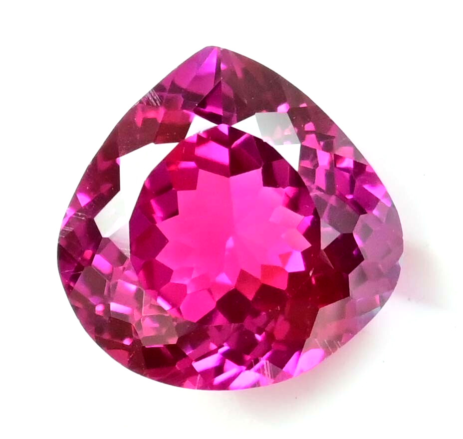 Stunning Natural Pitambari Sapphire 11.70 Ct Bi-Color Pear Certified Gemstone