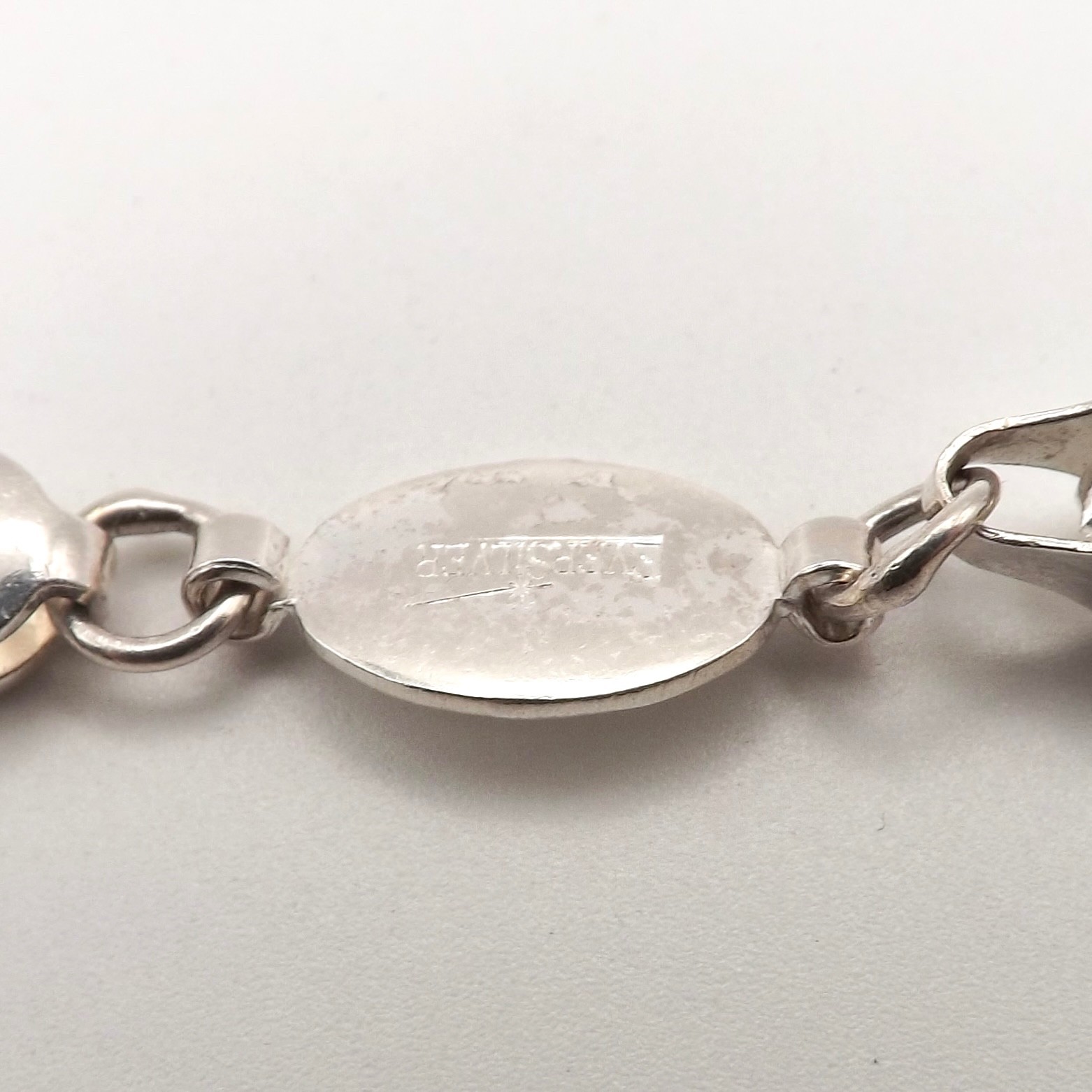 Sterling Ever Silver Round Wheat Link Pendant Chain Solid Necklace 18in