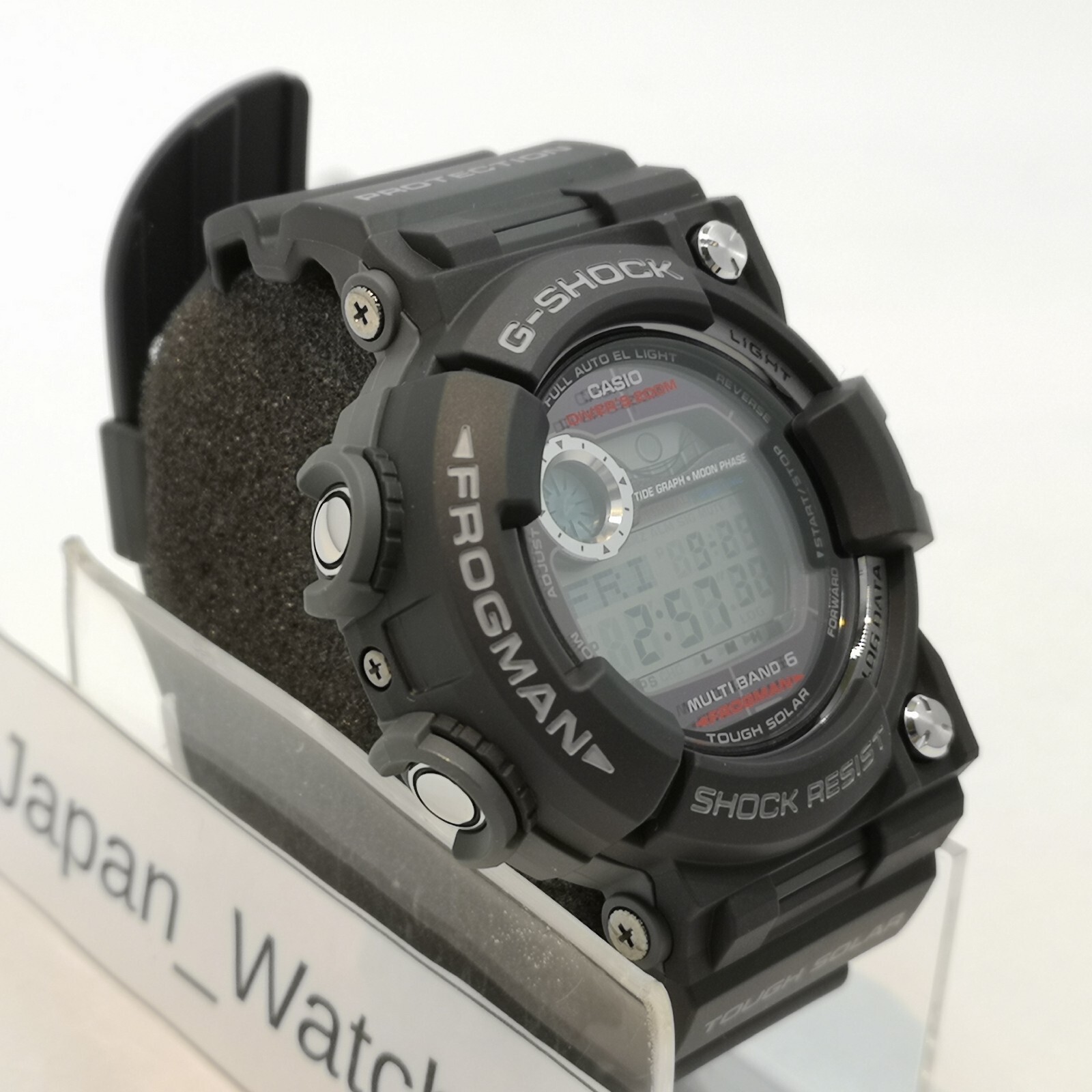 CASIO G-SHOCK FROGMAN GWF-1000-1JF Black Red Multiband 6 Men’s Watch New in Box