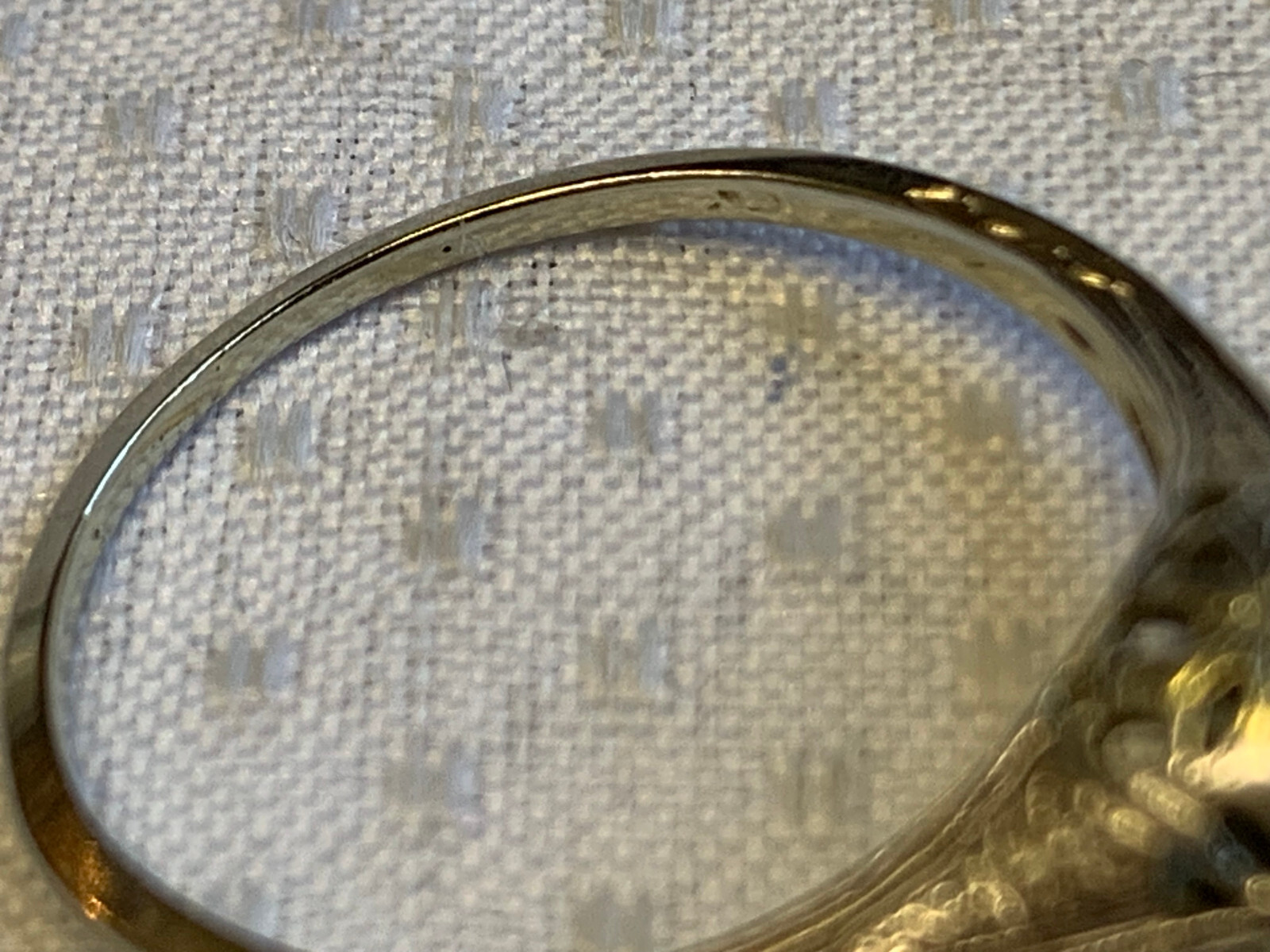 Vtg 18k White Gold Ring 2.29g Fine Jewelry Size 8 Band Clear Round Stone Bezel