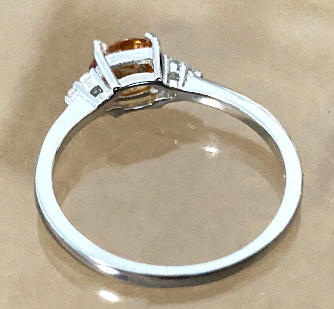 Moissanite Diamond Rings All Sizes & Colours 14k Gold or Rhodium Finish S925