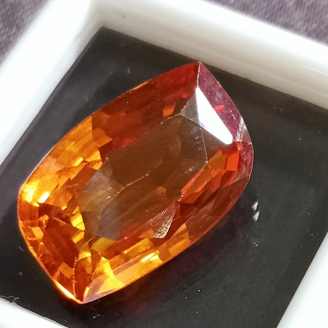 Fancy Cut Painite 12+ Ct Natural Mogok Orange Yellow Certified Loose Gemstone