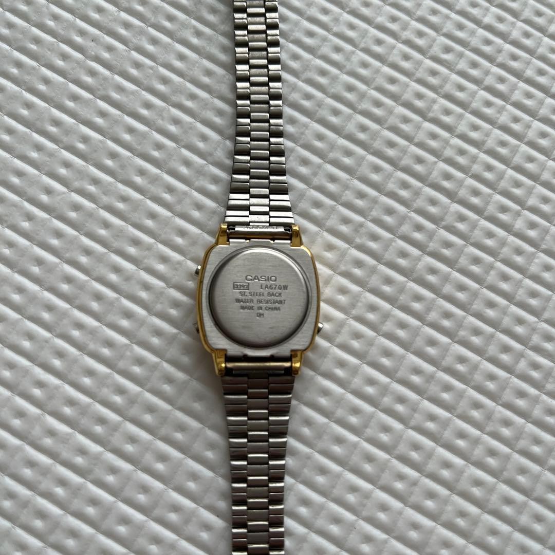 CASIO Digital Watch Gold LA670W
