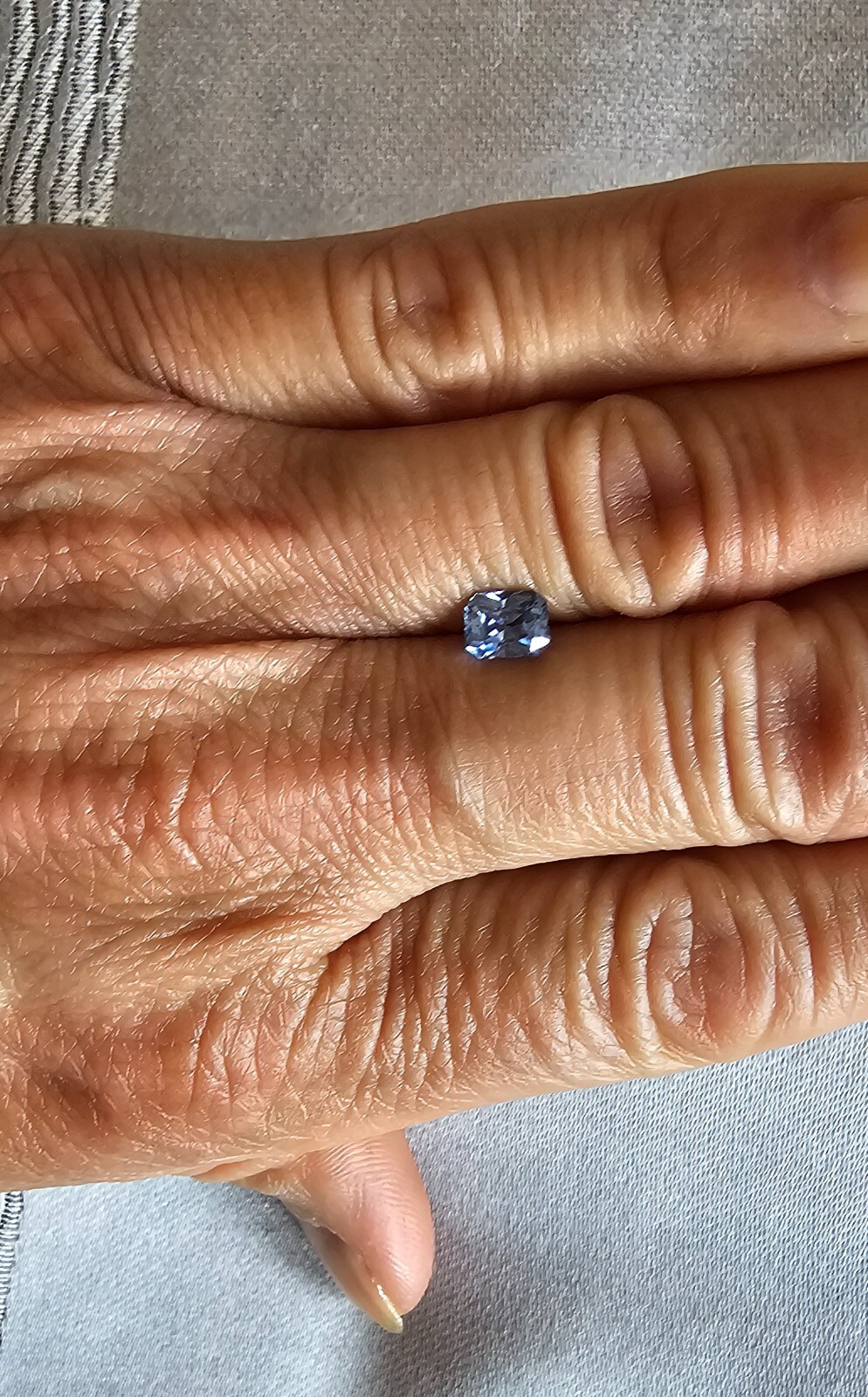Blue Sapphire Ceylon Radiant cut