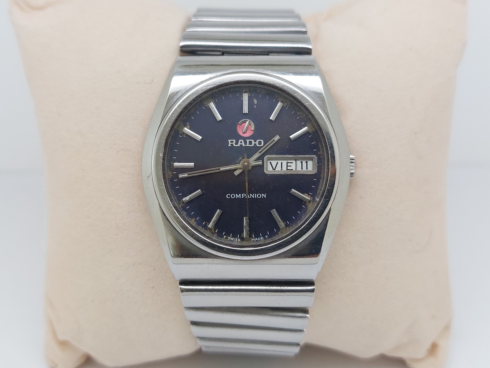 Vintage RADO Companion Automatic Men’s Watch Day-Date Swiss Cal ETA 2879