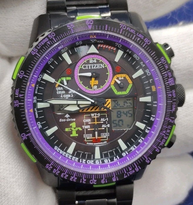 Evangelion Limited Citizen Promaster Watch CCSTOYS Mortal Mind Final Figure SET