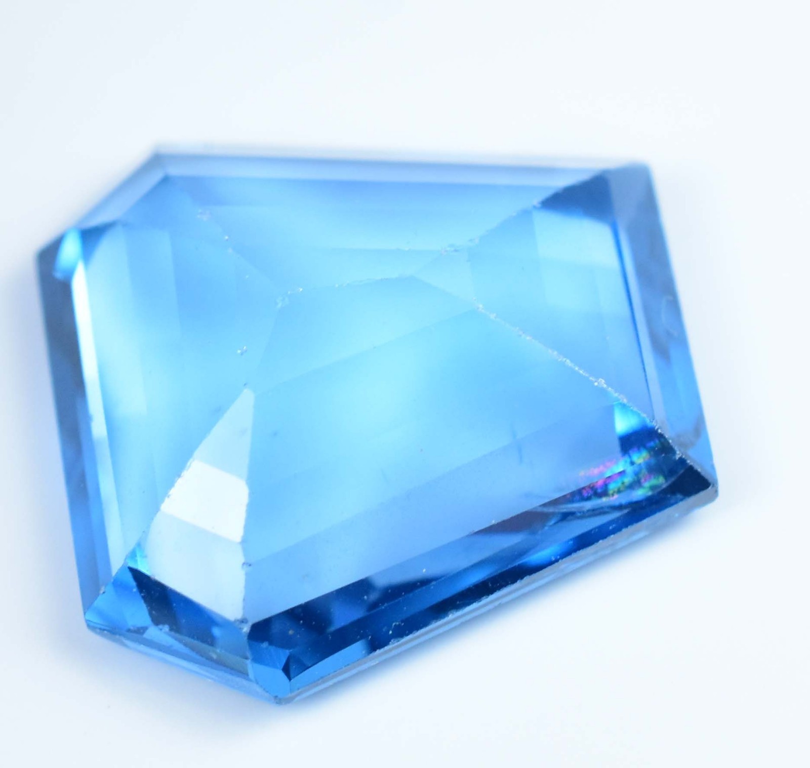 Stunning Natural Blue Indicolite Tourmaline 21.25 CT Certified Loose Gemstone