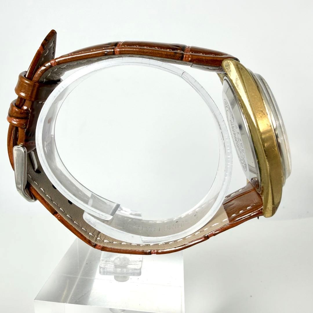 New Belt Working SEIKO Lord Matic 5606 7010 Wristwatch