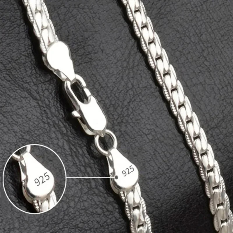 Cadena De Plata 925 Para Hombre Lucir Elegante Y Atractivo