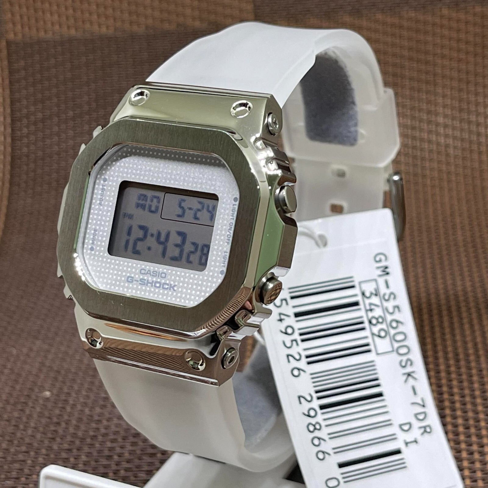 Casio G-Shock GM-S5600SK-7D Digital Metal Semi-Transparent Ladies Fashion Watch