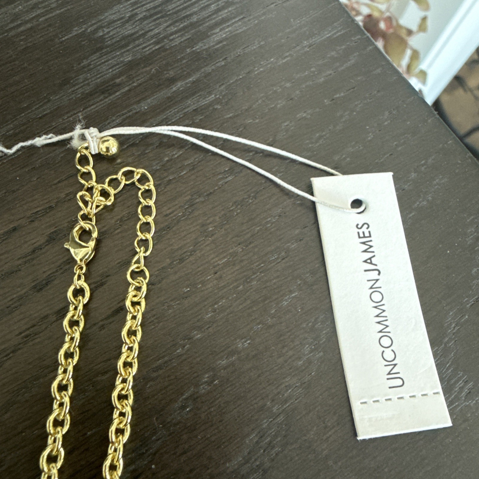 Uncommon James Initial C Pendant Necklace 16” Total NEW