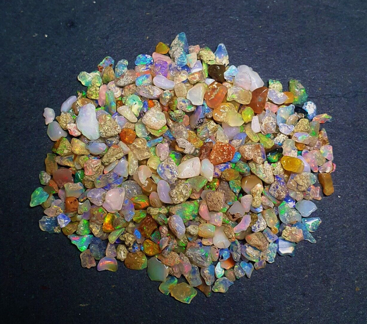 Natural Good Quality Ethiopian Multi Fire Opal Polish Rough Gemstone Lot 100 CT