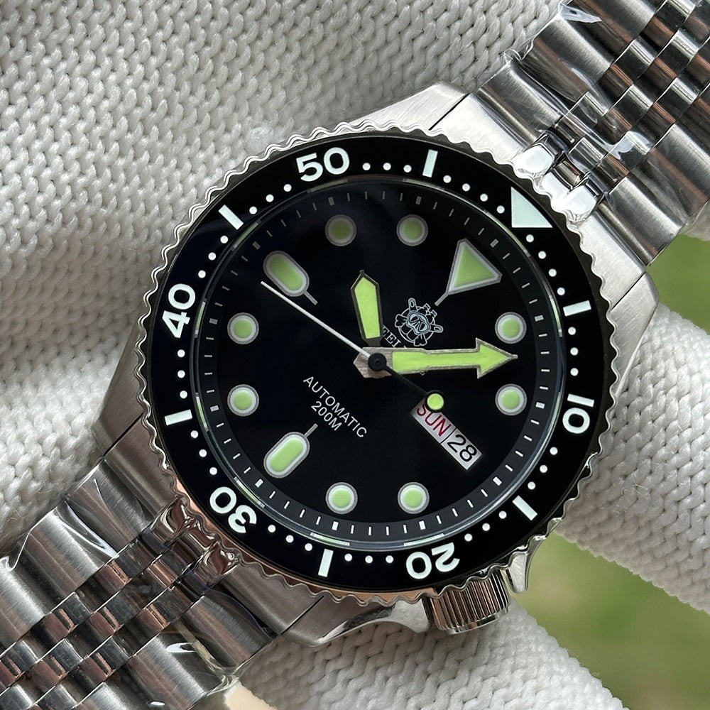 STEELDIVE SD1973W Mens 41.2mm 200M Automatic Dive Watch NH36 Sapphire Steel