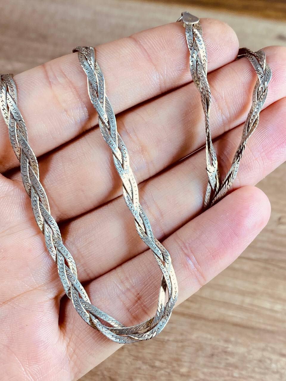 Sterling Silver 925 10.1 gr Cuban Link Chain Necklace 25cm