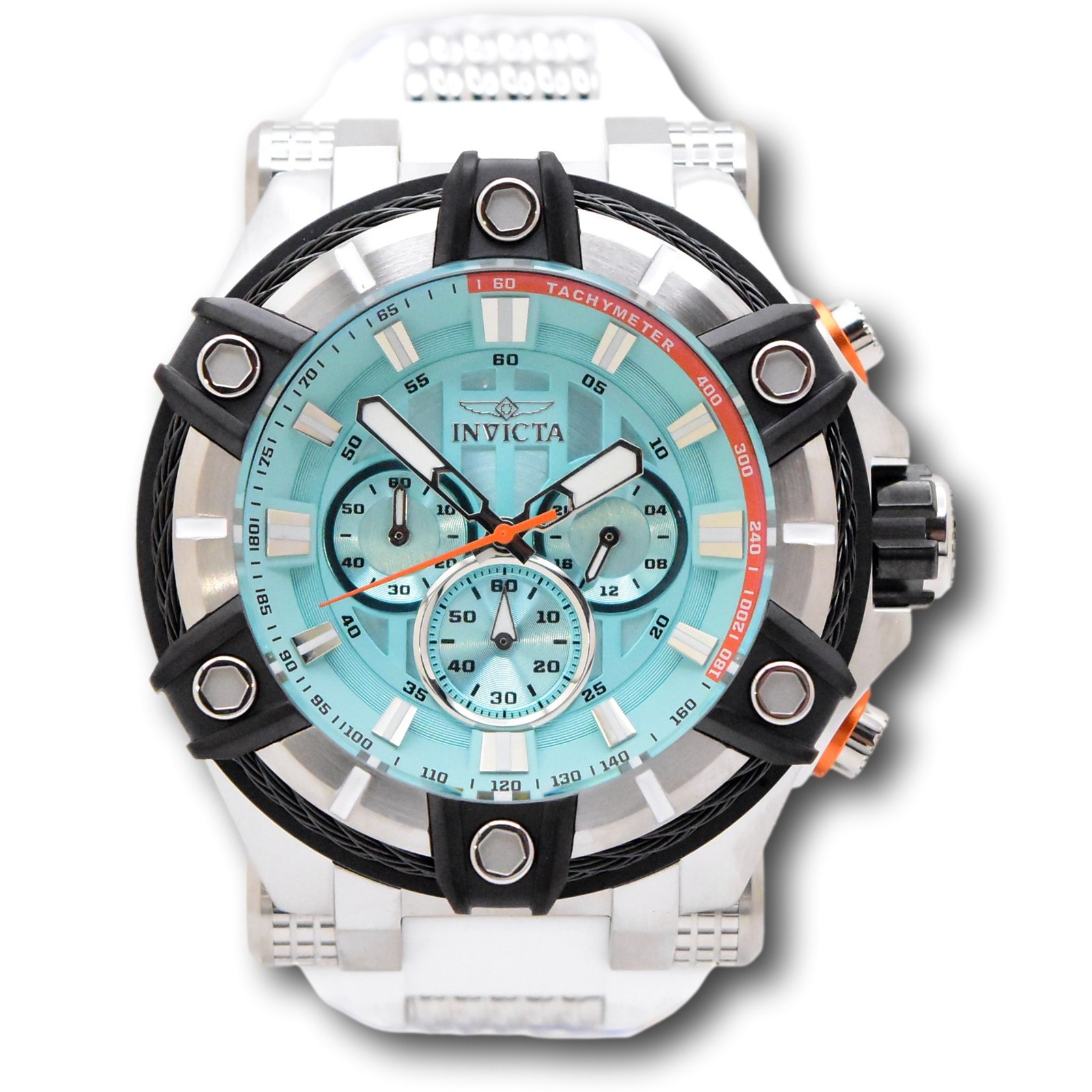 Invicta Bolt Surge Arctic Edge Men’s 52mm Teal Blue Dial Chrono Watch 49805