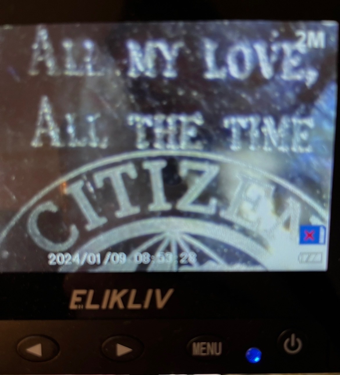 Citizen Eco-Drive Watch Men Stainless Black Dial E111-K16750 36mm Running. READ
