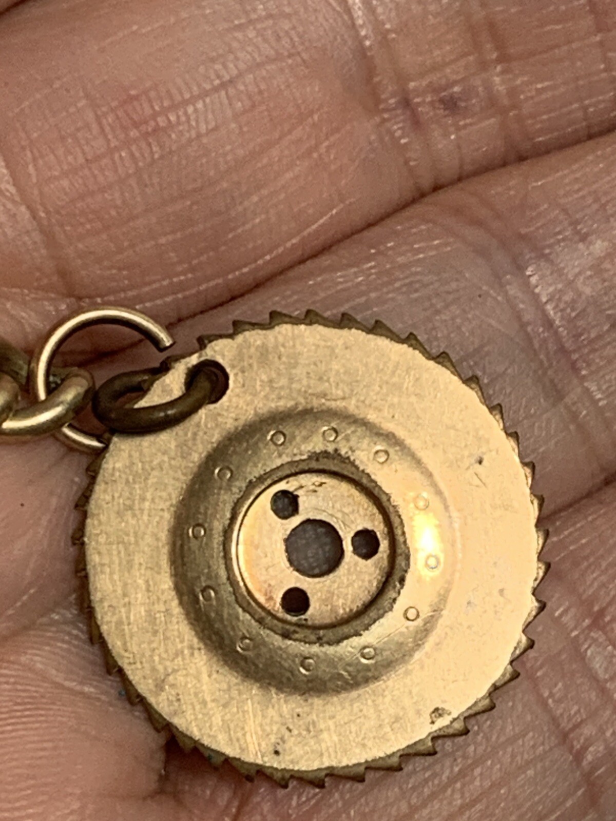 SIMONDS SAWS ARE THE BEST SAWMILL CIRCLE SAW & CHAIN BIB PANTS POCKET WATCH FOB