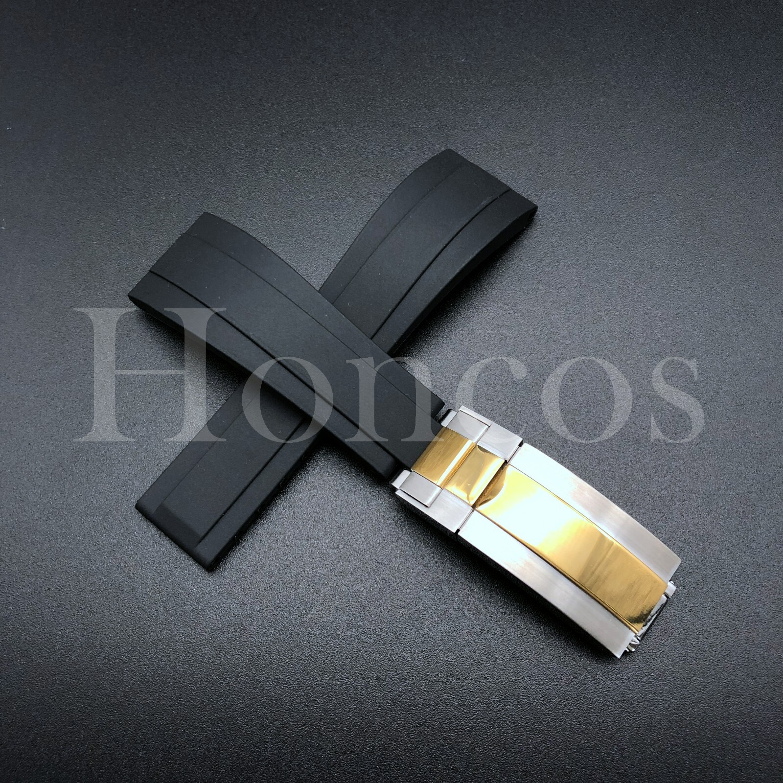 20 21 22MM RUBBER STRAP BAND FITS FOR ROLEX DATEJUST SUB GMT DAYTONA REPLACEMENT