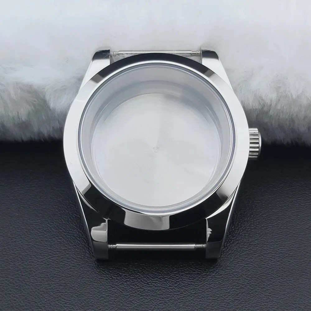 36mm 40mm Stainless Steel Watch Case Sapphire Crystal Fit NH34 NH35 NH36 Movemen