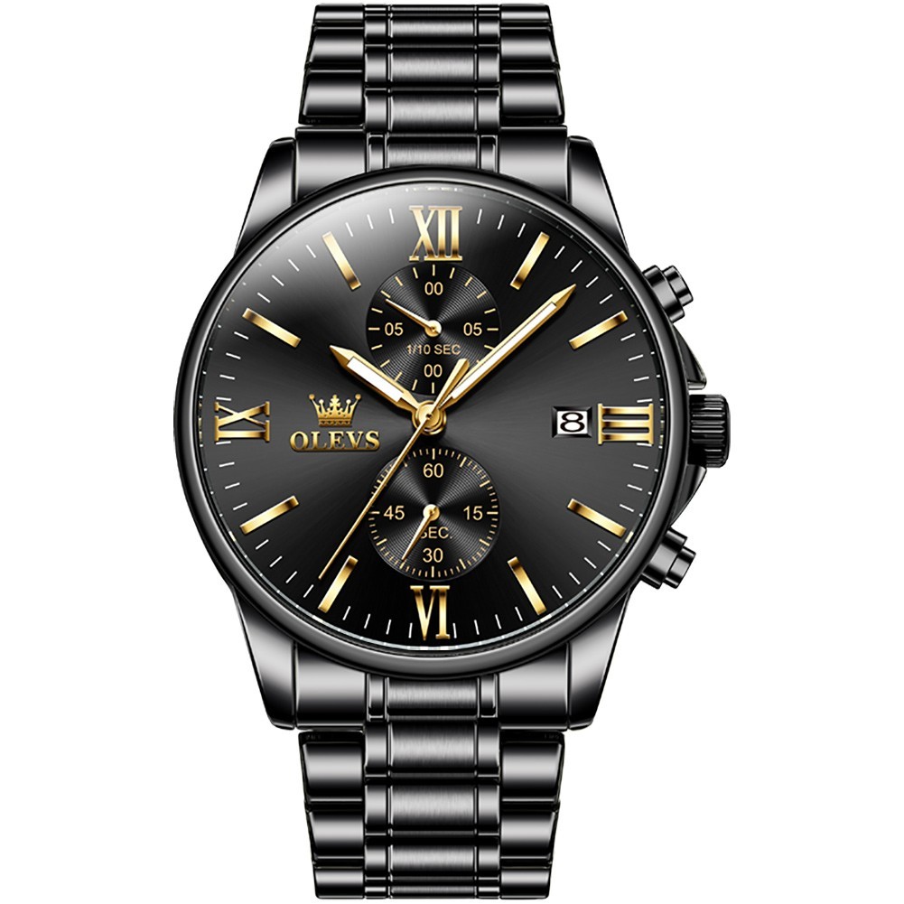 OLEVS 2886 Luminous Multifunctional Male Popular Steel Classic Quartz Watch
