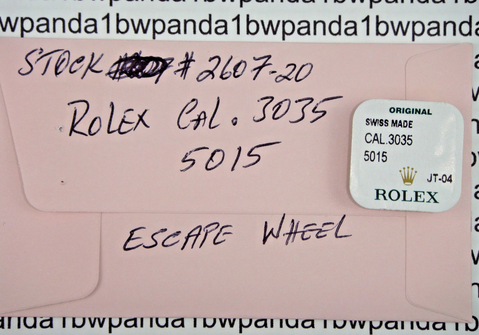 OEM Rolex 3035-5015 Escape Wheel Calibers 3000=3055=3075=3085 NOS ==New Sealed==