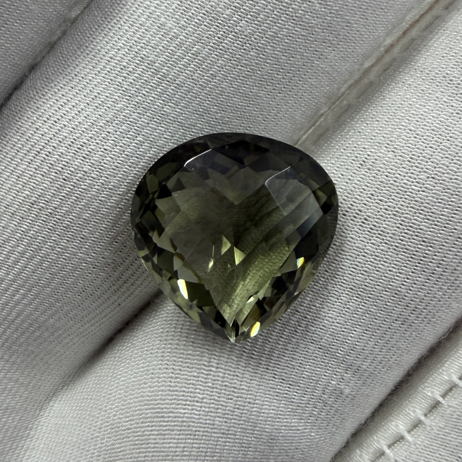 Green Amethyst Natural Gemstone, Heart Shape Certified Loose Gemstone