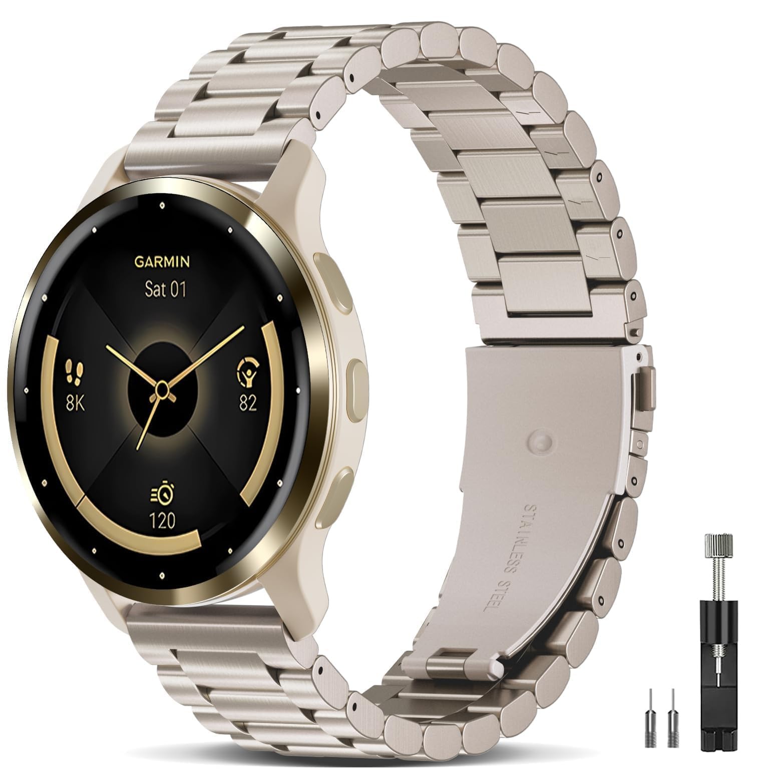 Compatible with Garmin Venu 3S Watch Band/Venu 4 41mm/Venu 2S/Vivoactive 4S/V…
