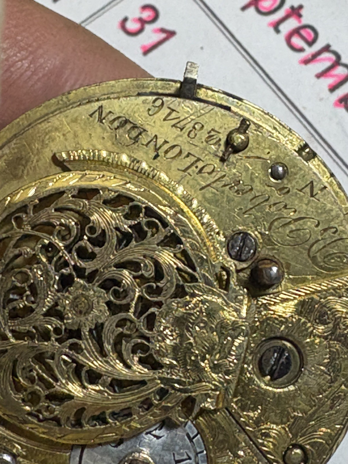 Rare Verge Fusee Regulator Pair Case Pocket Watch 1801/1810
