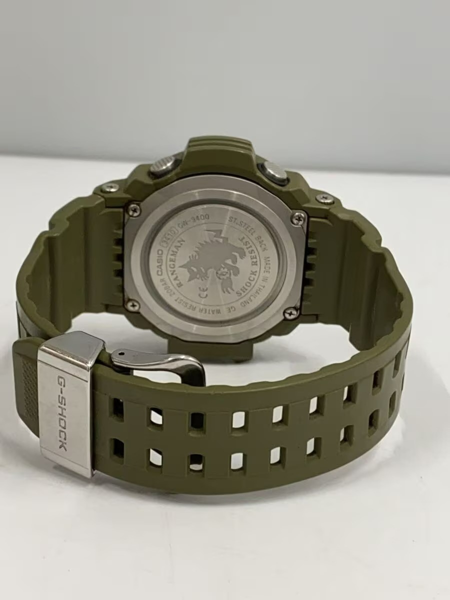 Casio G-Shock GW-9400CMJ-3JR Rangeman Green Camo Solar Boxed Used Japan