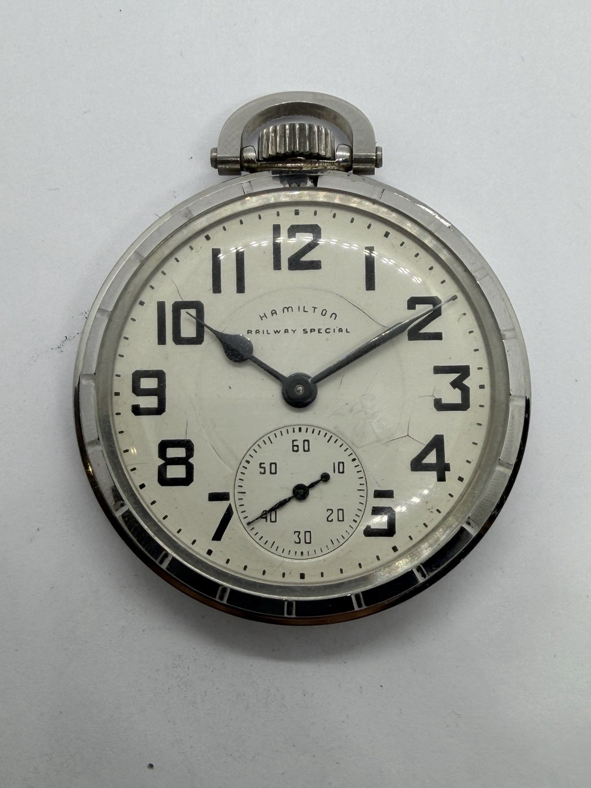 Hamilton 992B Railway Special 21J A6P Railroad Model 16 Pocket Watch 16s Runs