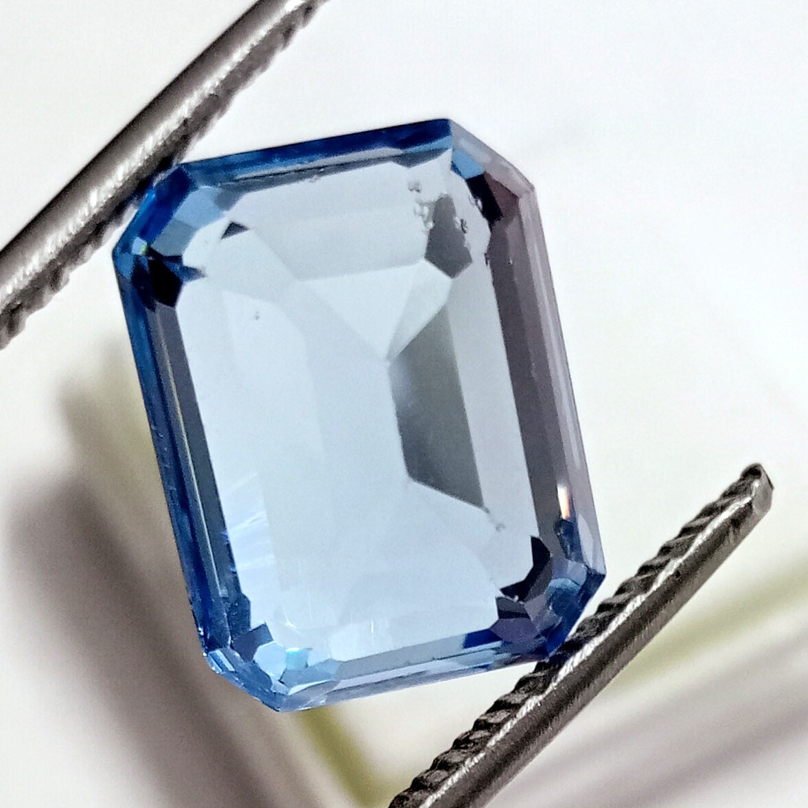 Awesome Blue Aquamarine Emerald Cut 9-11 Ct Natural Loose Gemstone EGL Certified