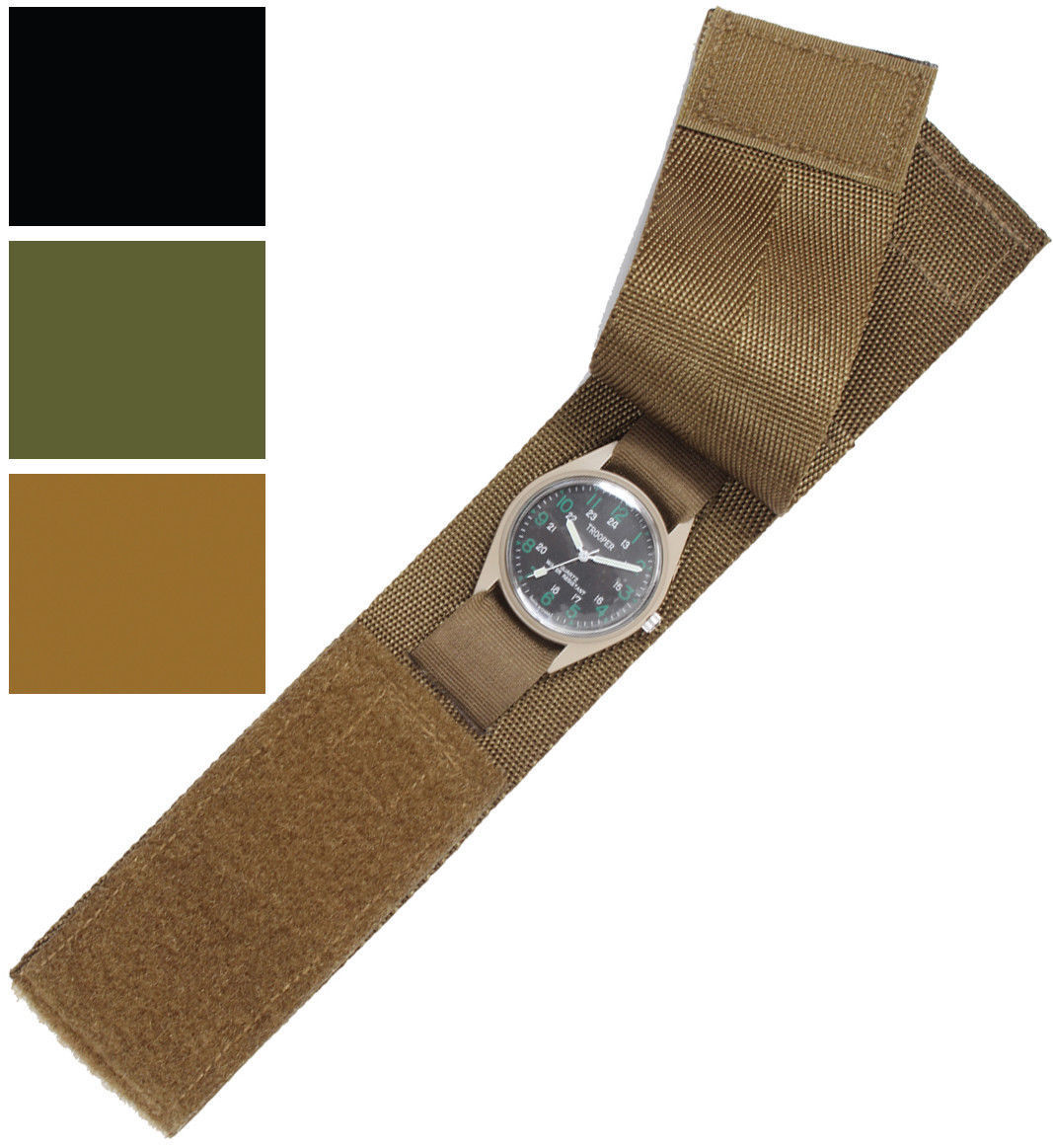 Rothco Commando Watchband Nylon Wrist Strap Band Cover Protection